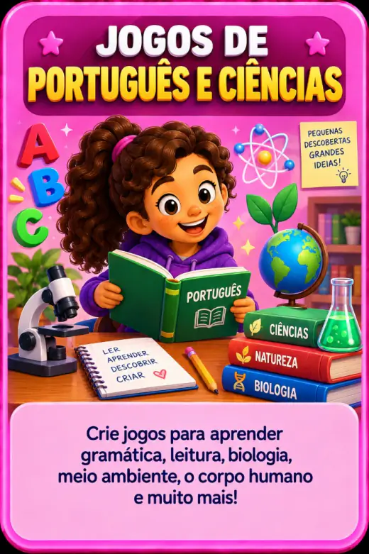 Jogos de Português e Ciências