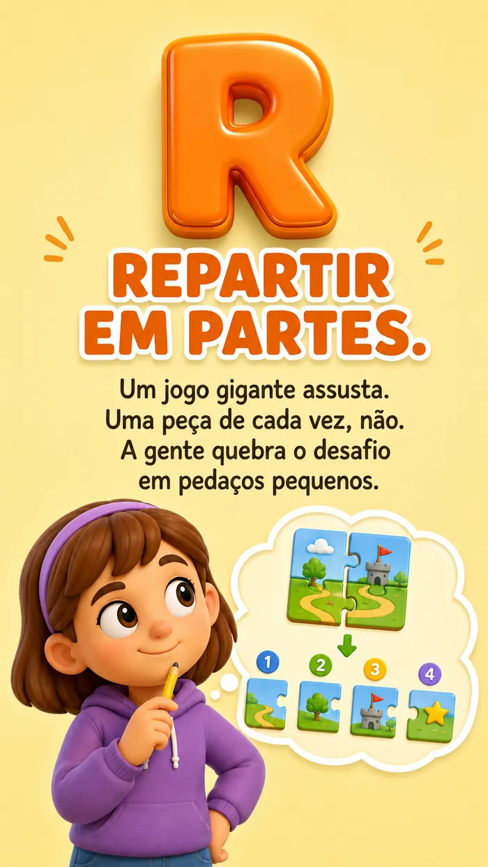 R - Repartir em partes